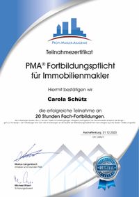 Carola_Sch&uuml;tz_4120_PMA&reg;_20_Std._Fach-Fortbildungen_Makler_PMA